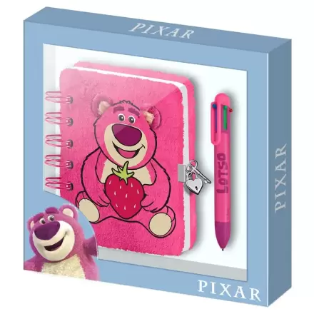 Disney Pixar Toy Story Lotso Strawberry Plush dnevnik in pisalo fotografija izdelka