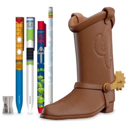 Disney Pixar Toy Story Woody Boot držalo za svinčnike + pisalni set fotografija izdelka