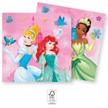 Disney Princess Live your Story, Disney Princess serviete 20 kosov 33x33 cm FSC fotografija izdelka