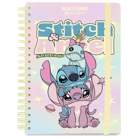 Disney Šolski dnevnik tedenski planer 2026/2027 Stitch and Angel A5 fotografija izdelka