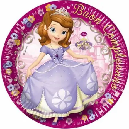 Disney Sofia the First Happy Birthday, Sofia the First papirnati krožniki 8 kos - 23 cm fotografija izdelka