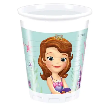 Disney Sofia the First Pearl of the Sea plastični kozarci 8 kos 200 ml fotografija izdelka