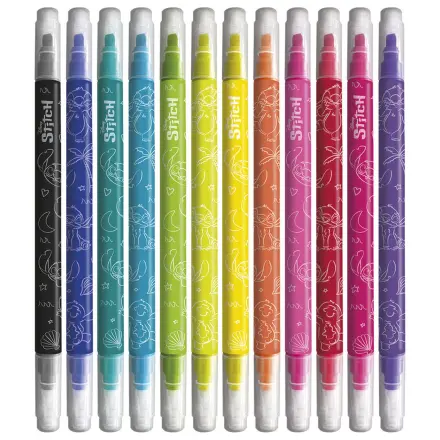 Disney Stitch set 12 izbrisljivih flomastrov fotografija izdelka