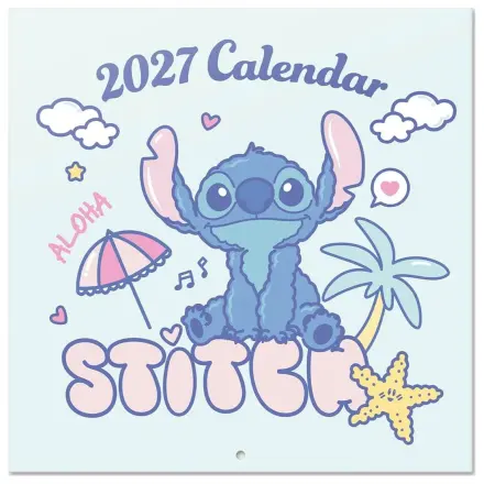 Disney Stitch 2027 stenski koledar 30 x 30 cm fotografija izdelka