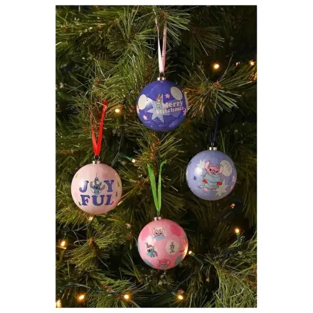 Disney Stitch Set 4 božičnih bunkic fotografija izdelka