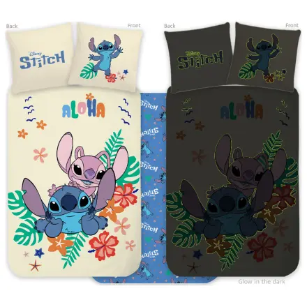 Disney Stitch Aloha Glow in the Dark Otroška, predšolska prevleka za odejo fotografija izdelka