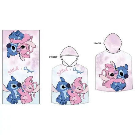 Disney Stitch & Angel mikro krpa pončo brisača fotografija izdelka