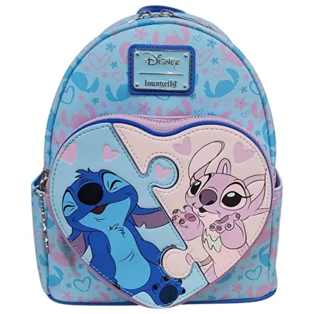 DISNEY Stitch & Angel Mini nahrbtnik LoungeFly Exclusive Edition fotografija izdelka