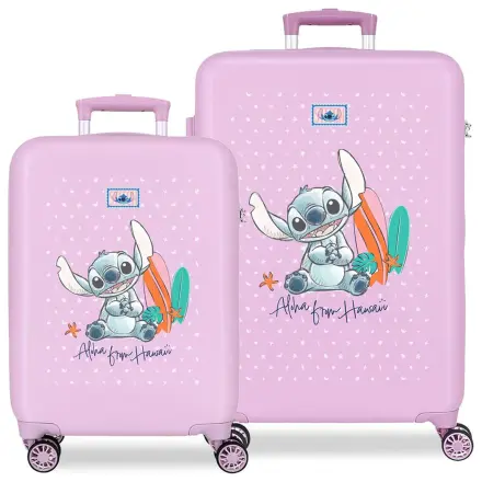 Disney Stitch From Hawai ABS 2-delni komplet kovčkov na kolesih 55/65cm fotografija izdelka