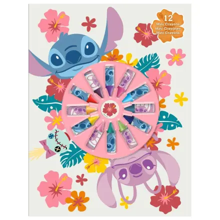 Disney Stitch Zvezek + 12 mini voščenk fotografija izdelka