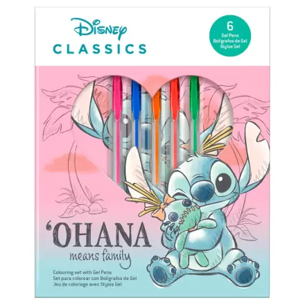 Disney Stitch notesnik + set 6 gel pisal termékfotója