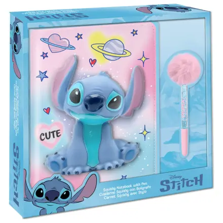 Disney Stitch Squshy zvezek + kemični svinčnik s cofom fotografija izdelka