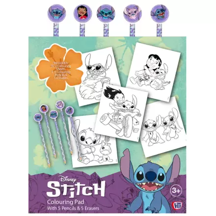 Disney Stitch pobarvanka s svinčniki in radirkami fotografija izdelka