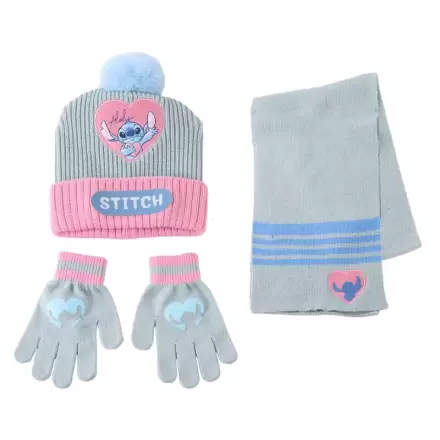 Disney Stitch zimski set snood kapa rokavice fotografija izdelka