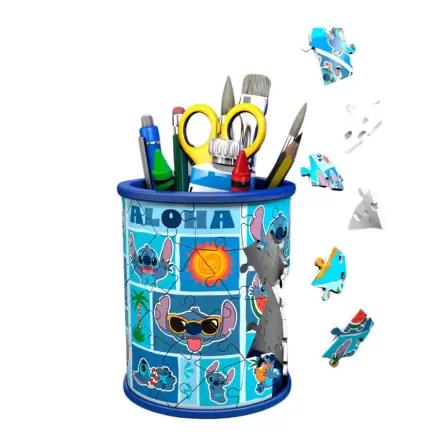 Disney Stitch pencil holders 3D sestavljanka 54 kosov fotografija izdelka