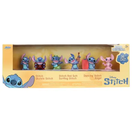 Disney Stitch paket 6 kovinskih figuric 4cm fotografija izdelka