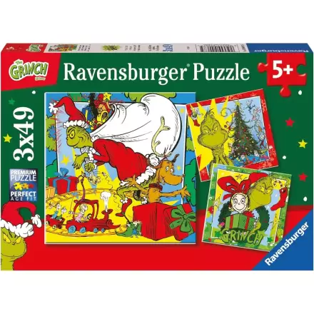 Disney The Grinch sestavljanka 3 x 49 kosov fotografija izdelka