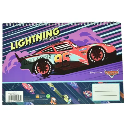 Disney Cars Lightning A/4 Spiralni skicirni blok, 30 listov fotografija izdelka
