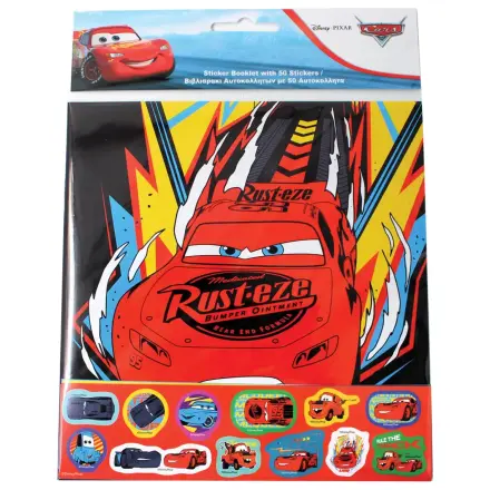 Disney Cars Pripravljen Album Nalepk s 50 Nalepkami fotografija izdelka