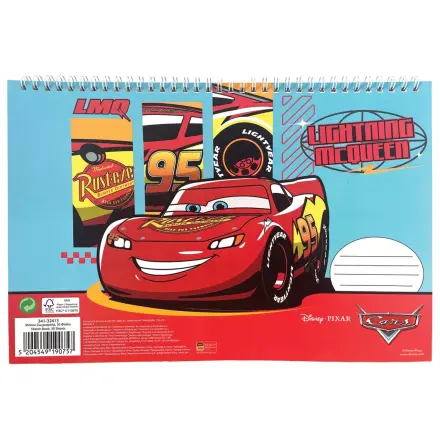 Disney Cars Roaring A/4 spiralni skicirni blok, 30 listov fotografija izdelka