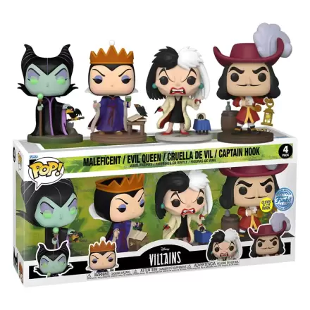 Disney Villains Funko POP! Movies Vinil Figura 4-Pack Villains (GW)(EMEA) 9 cm termékfotója