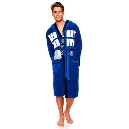 Doctor Who Flisast kopalni plašč Tardis fotografija izdelka