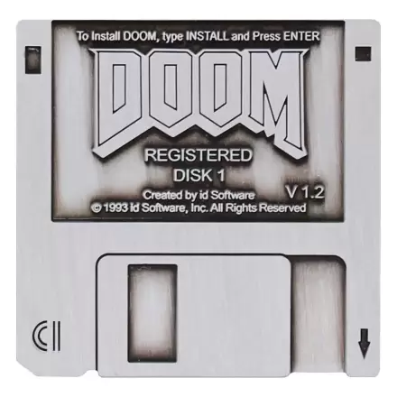 Doom Značka Pin Floppy Disk Limited Edition termékfotója