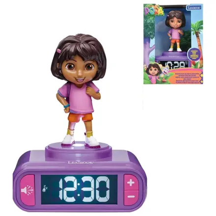 Dora the Explorer budilka z nočno lučko fotografija izdelka