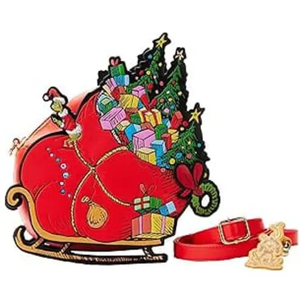 Dr Seuss by Loungefly torba čez telo Grinch Sleigh fotografija izdelka