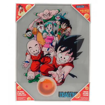 Dragon Ball characters stekleni poster fotografija izdelka