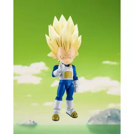 Dragon Ball S.H.Figuarts akcijska figura Super Saiyan 3 Vegeta (mini) Daima 8 cm termékfotója