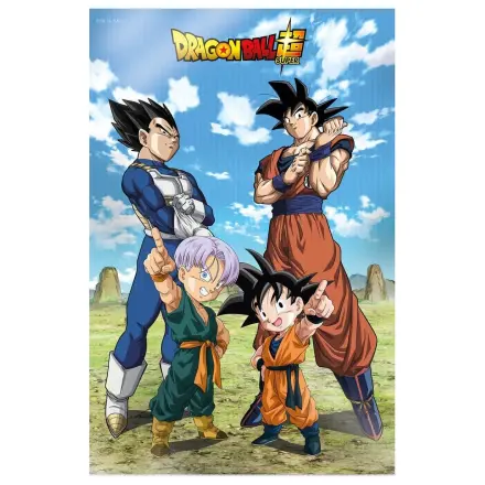 Dragon Ball Super 3D Poster Battle of Gods Goku Vegeta Family 38 x 58 cm fotografija izdelka