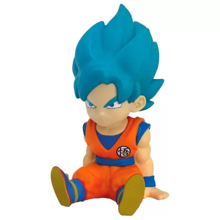 Dragon Ball Super Son Goku Super Saiyan Blue škatla za denar figura 15 cm termékfotója