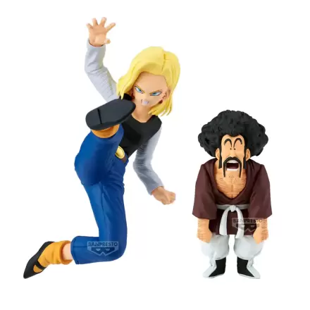 Dragon Ball Z Match Makers Android 18 & Mr. Satan komplet 2 figur 11-8cm fotografija izdelka