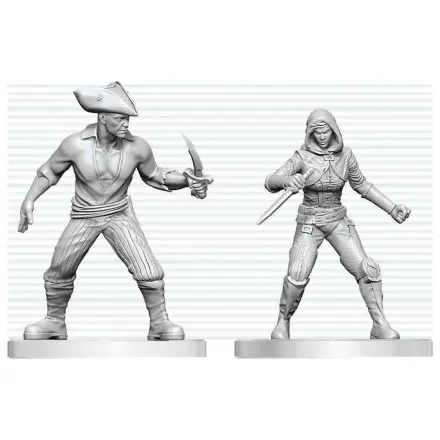 Dungeons & Dragons Nolzur's Marvelous Miniatures Nepobarvana miniatura Bandita in Pirata 14 cm fotografija izdelka