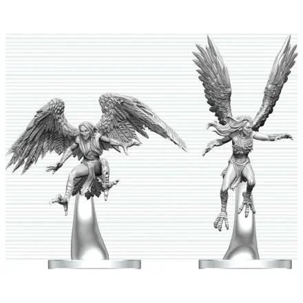 Dungeons & Dragons Nolzur's Marvelous Miniatures Pobarvane miniature harpij 17 cm fotografija izdelka