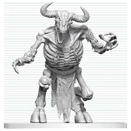 Dungeons & Dragons Nolzur's Marvelous Miniatures Nepobarvana miniaturna figura Kostur Minotavra 17 cm fotografija izdelka