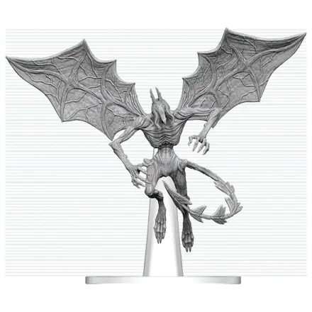Dungeons & Dragons Nolzur's Marvelous Miniatures Nepobarvana miniatura Nightgaunt 17 cm fotografija izdelka