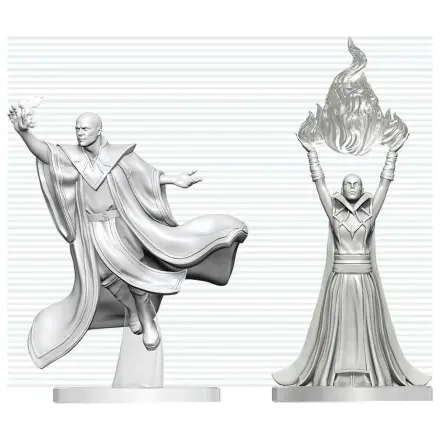 Dungeons & Dragons Nolzur's Marvelous Miniatures Nepobarvana miniatura Rdeči čarovnik Mag in Nadmag 14 cm fotografija izdelka