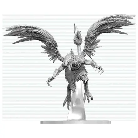 Dungeons & Dragons Nolzur's Marvelous Miniatures Nepobarvana miniatura Vrock 17 cm fotografija izdelka