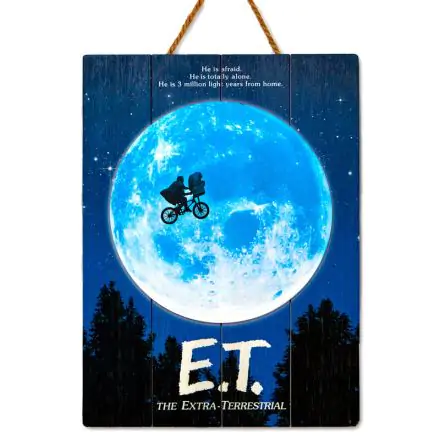 E.T. the Extra-Terrestrial WoodArts 3D lesena stenska slika The Extra-Terrestrial 30 x 40 cm fotografija izdelka