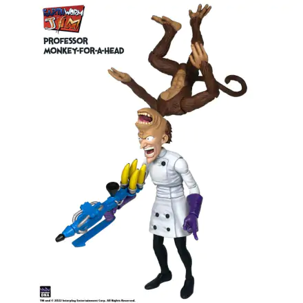 Earthworm Jim Akcijska Figura Wave 1: Professor Monkey-For-A-Head 28 cm fotografija izdelka