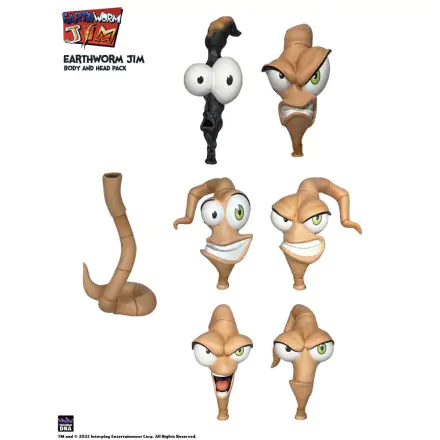 Earthworm Jim Accessory Pack Wave 1: Worm Body & Jim Glave termékfotója