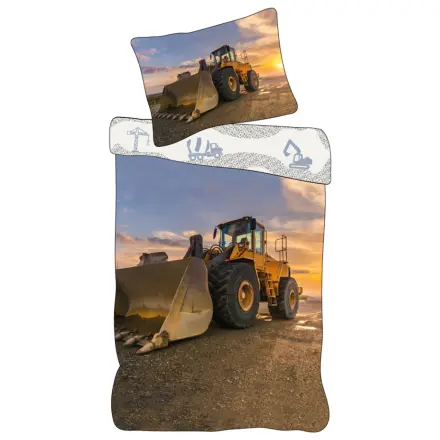 Construction Sunset Loader prevleka za odejo fotografija izdelka