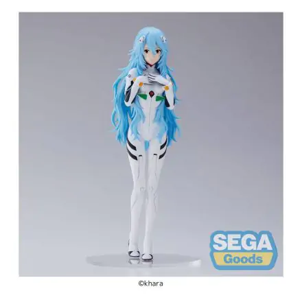 Evangelion: 3.0+1.0 Thrice Upon a Time SPM PVC kip Rei Ayanami Long Hair Ver. 21 cm fotografija izdelka