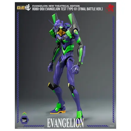 Evangelion: New Theatrical Edition Robo-Dou akcijska figura Evangelion Test Type - 01 Final Battle Version 25 cm fotografija izdelka