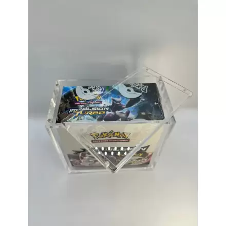 Evoretro Akrilna vitrina za škatle Booster / Elite Trainer škatle Ver. 2 Magnetna fotografija izdelka