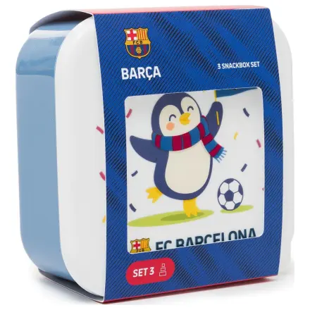 F.C. Barcelona komplet 3 škatlic za malico fotografija izdelka