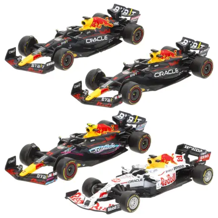 F1 Red Bull kovinski komplet 4 avtomobilčkov fotografija izdelka