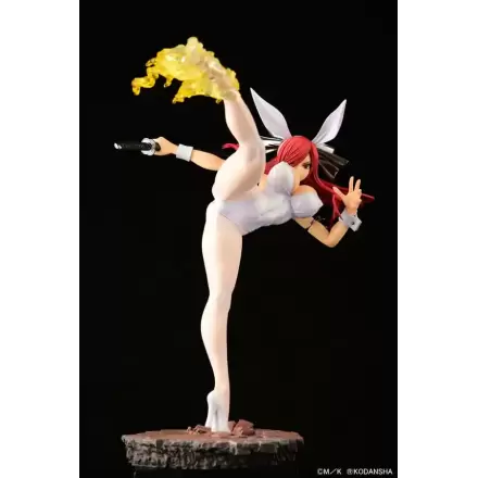Fairy Tail Kip 1/6 Erza Scarlet High Kick White Bunny Ver. 37 cm fotografija izdelka